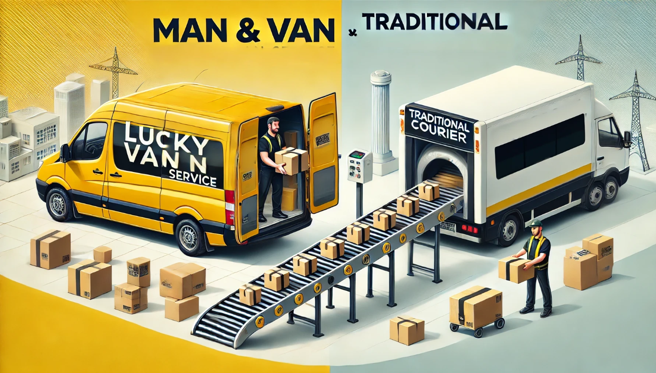 Man and Van service and a Traditional Courier