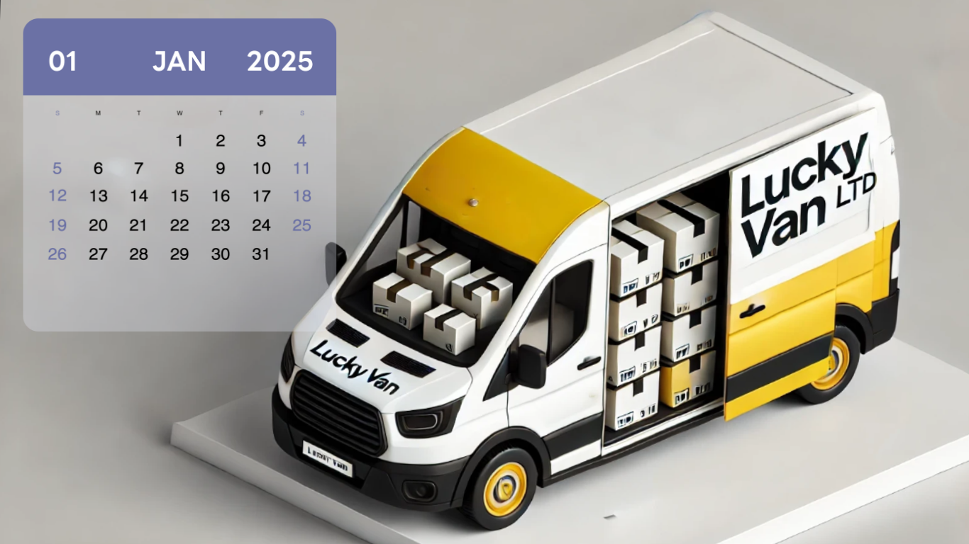 Van delivery January tips